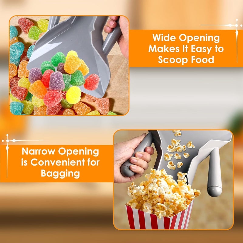 diatomiteco Freeze Dryer Scoop, Perfectly Fit Harvest Right Trays, Freeze Dryer Accessories, Quick Fill Tool to Bag Freeze Dried Food, Multipurpose Speed Scooper for French Fries, Skittles, Snacks, Double Handle - Image 5